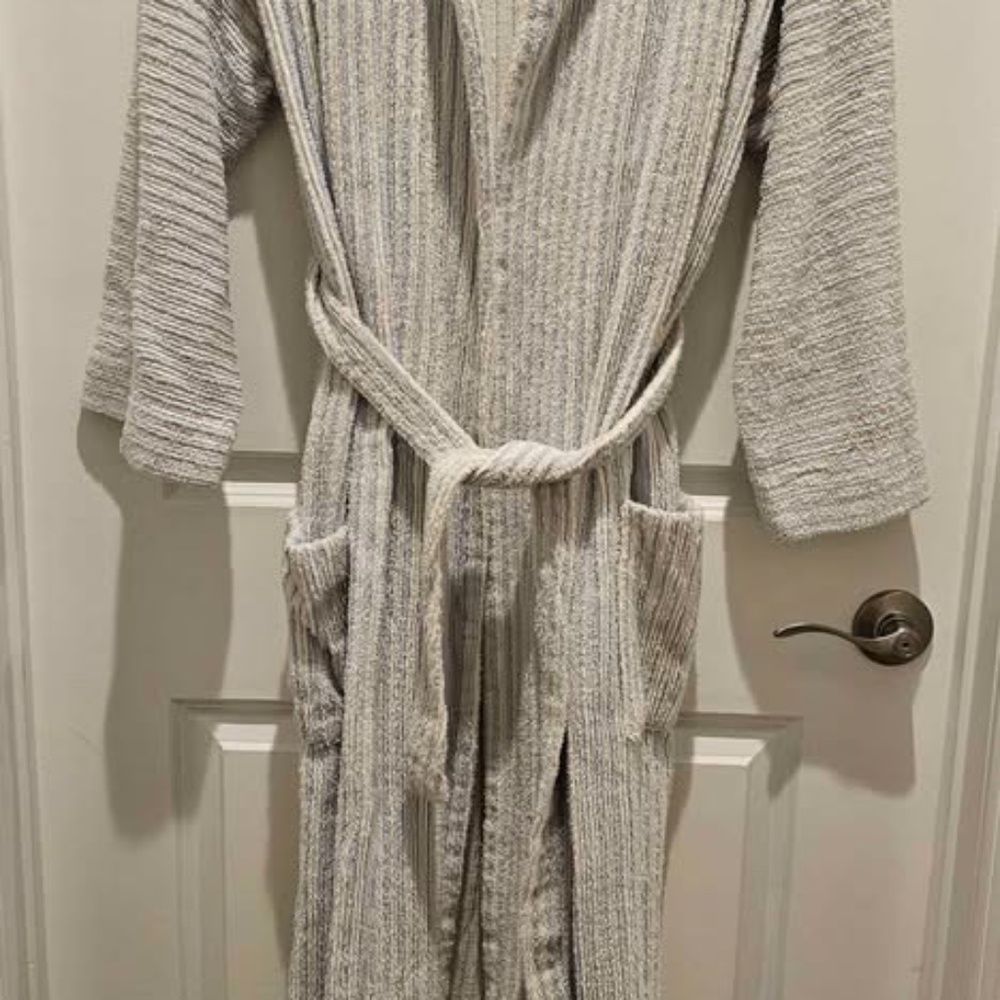 Vintage Long Large Terry Cloth Tie Robe